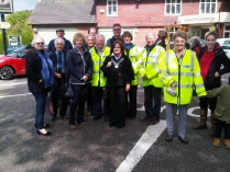 Anna Soubry celebrates Moorgreen Speed Watch volunteers
