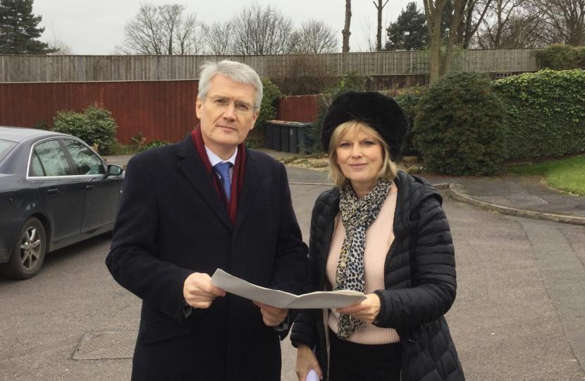 Minister Andrew Jones and Anna Soubry